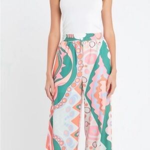 Colorful Geometric Women's Pants, NWT